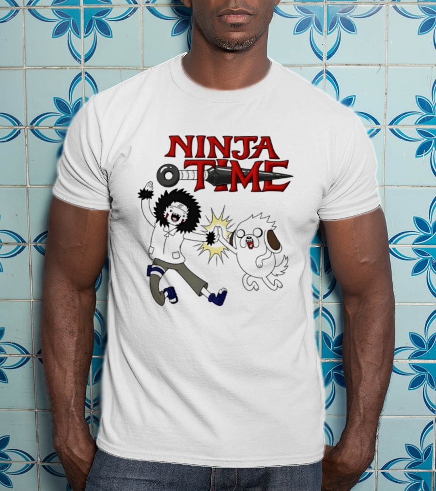 Ninja Time Kiba Inuzuka And Akamaru High Five Adventure T-Shirt