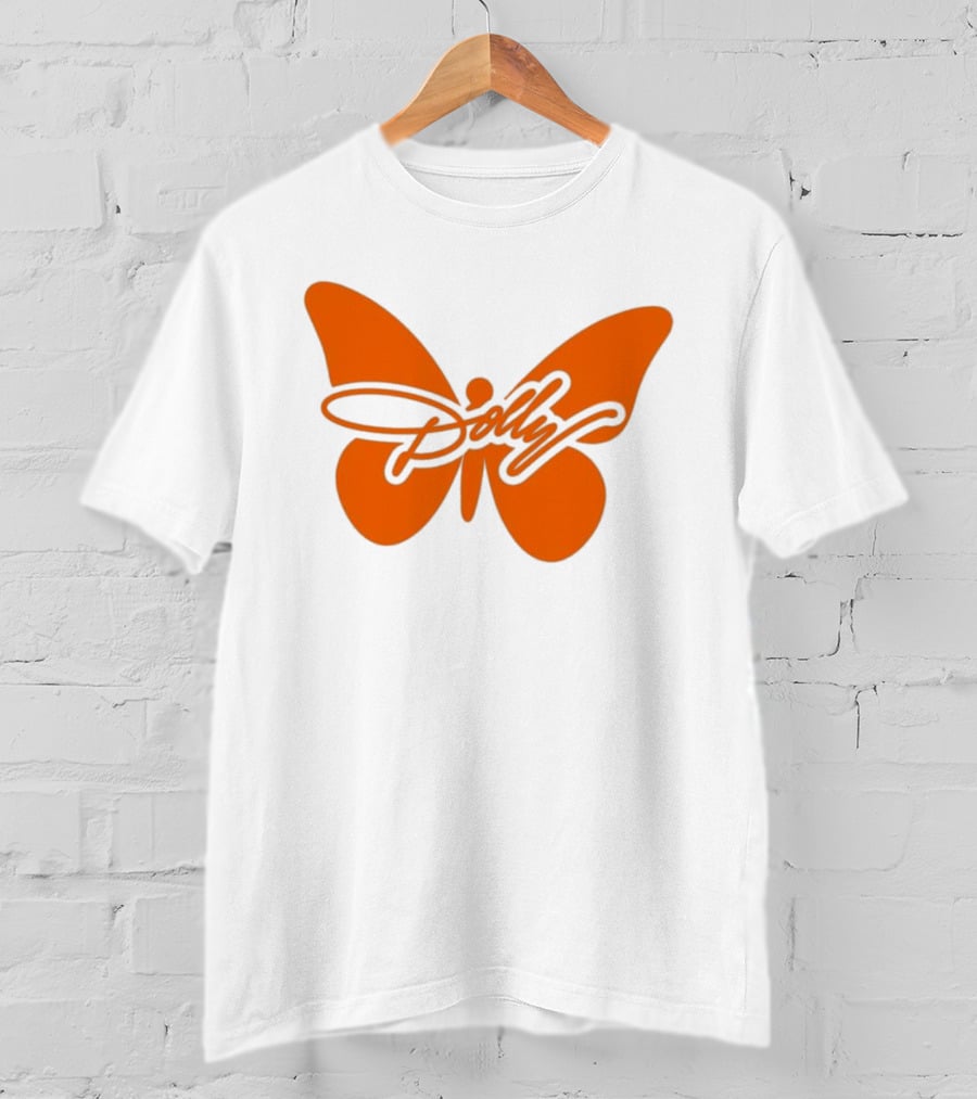 Dolly Parton Butterfly Orange Country Legend T-Shirt