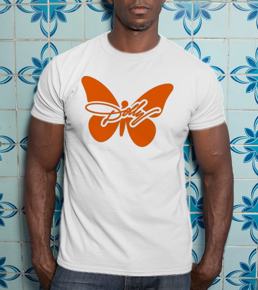 Dolly Parton Butterfly Orange Country Legend T-Shirt