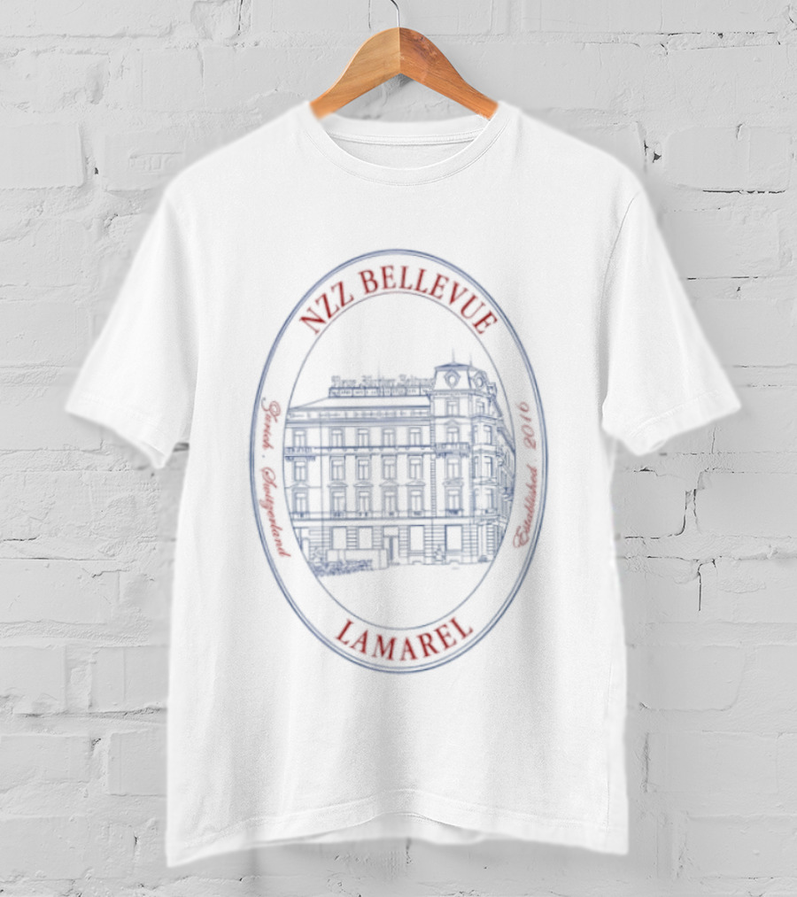 Nzz Bellevue Zurich Switzerland Established 2016 Lamarel T-Shirt