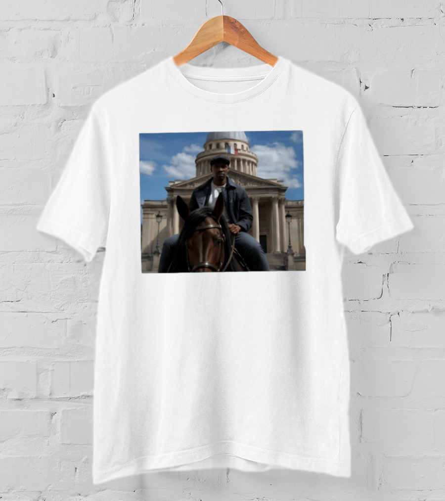 Dolly Parton Lupin Part 4 Assane Diop Horse Riding Pantheon Paris Netflix Series T-Shirt
