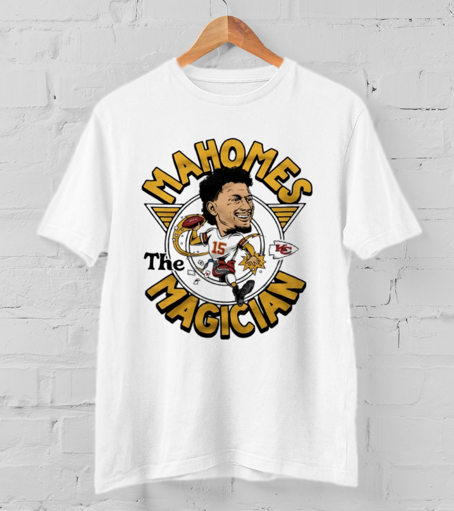 Mahomes Magician Kansas City Chiefs Caricature 15 T-Shirt