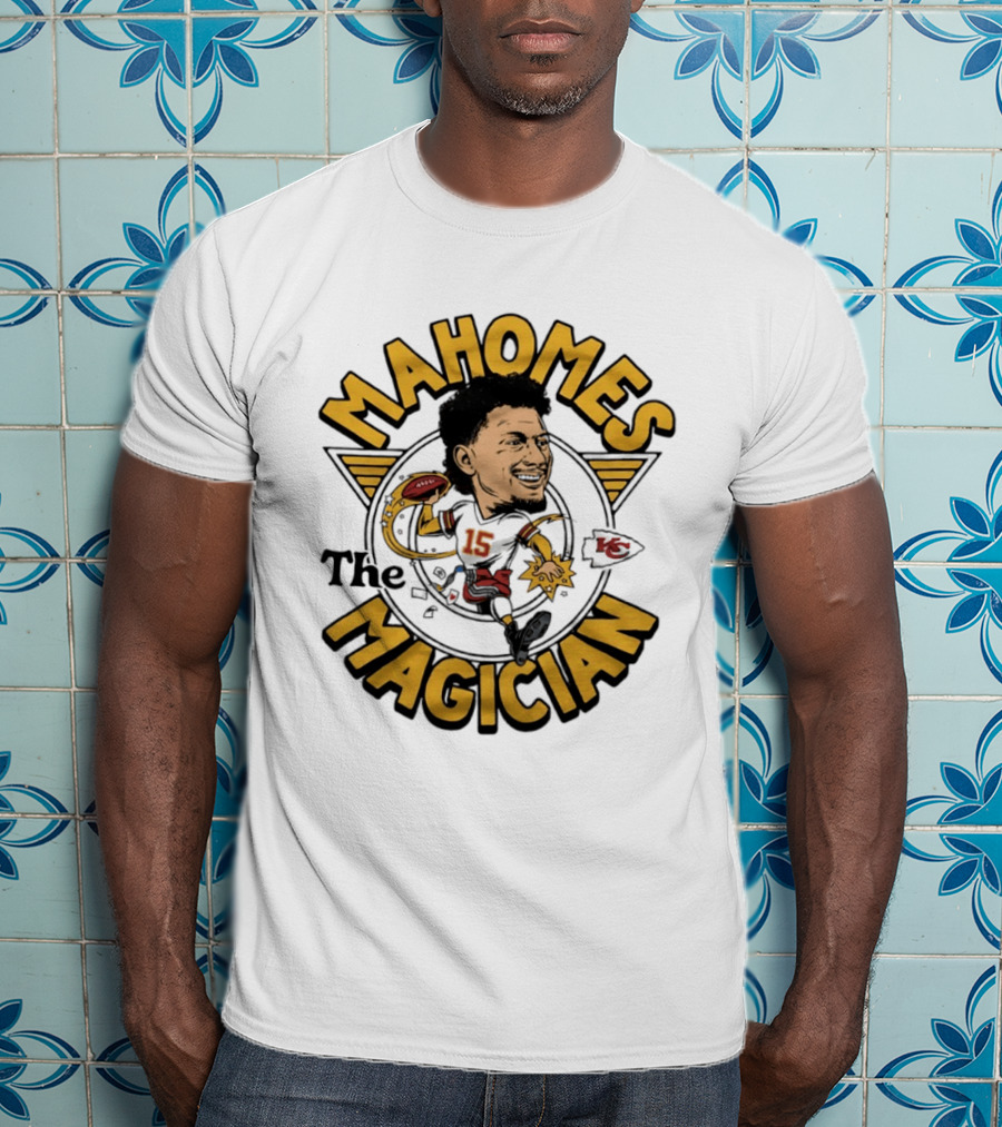 Mahomes Magician Kansas City Chiefs Caricature 15 T-Shirt