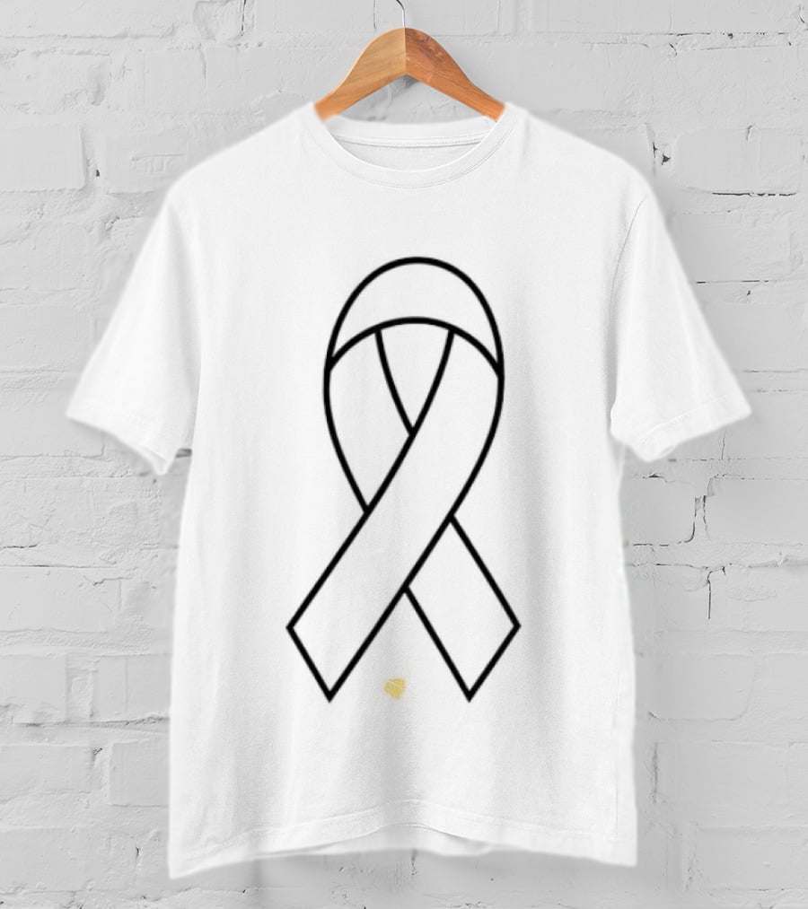 Red Sox Childhood Cancer Awareness Yellow Ribbon Baseball Collaboration T-Shirt
