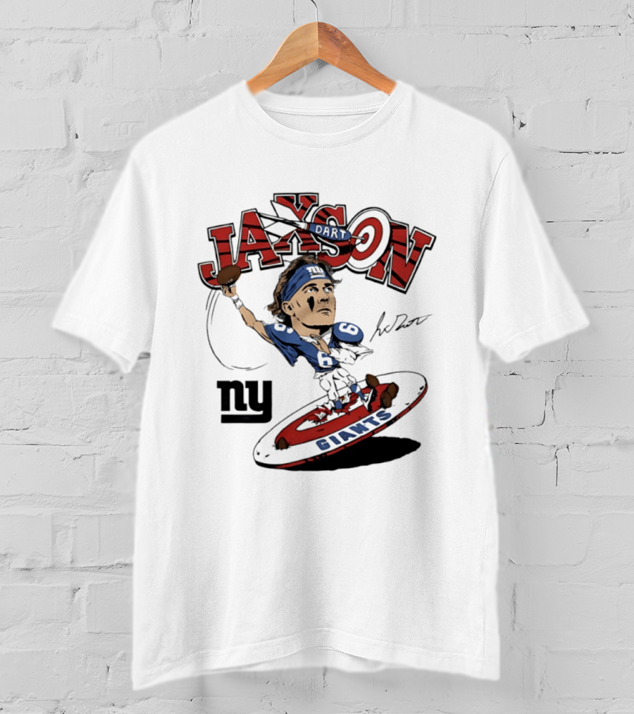 Jaxson New York Giants Football Caricature Ny Giants T-Shirt