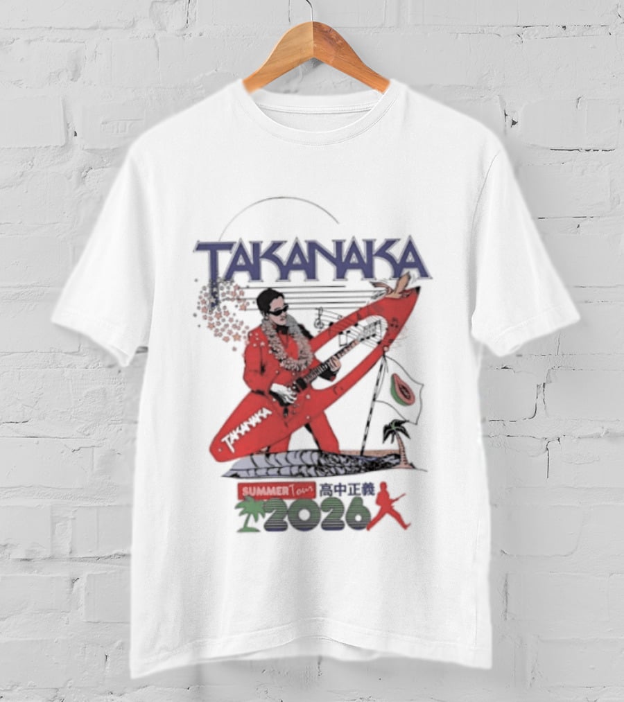 Takanaka Summer Tour 2026 Masayoshi Takanaka Guitar T-Shirt