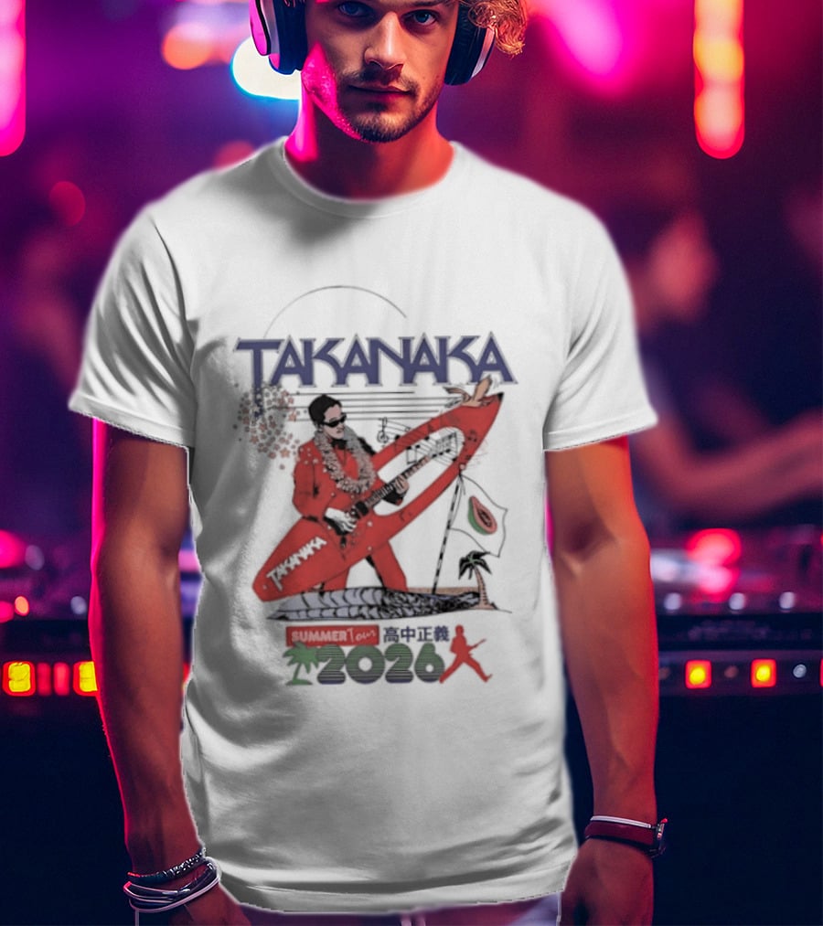 Takanaka Summer Tour 2026 Masayoshi Takanaka Guitar T-Shirt
