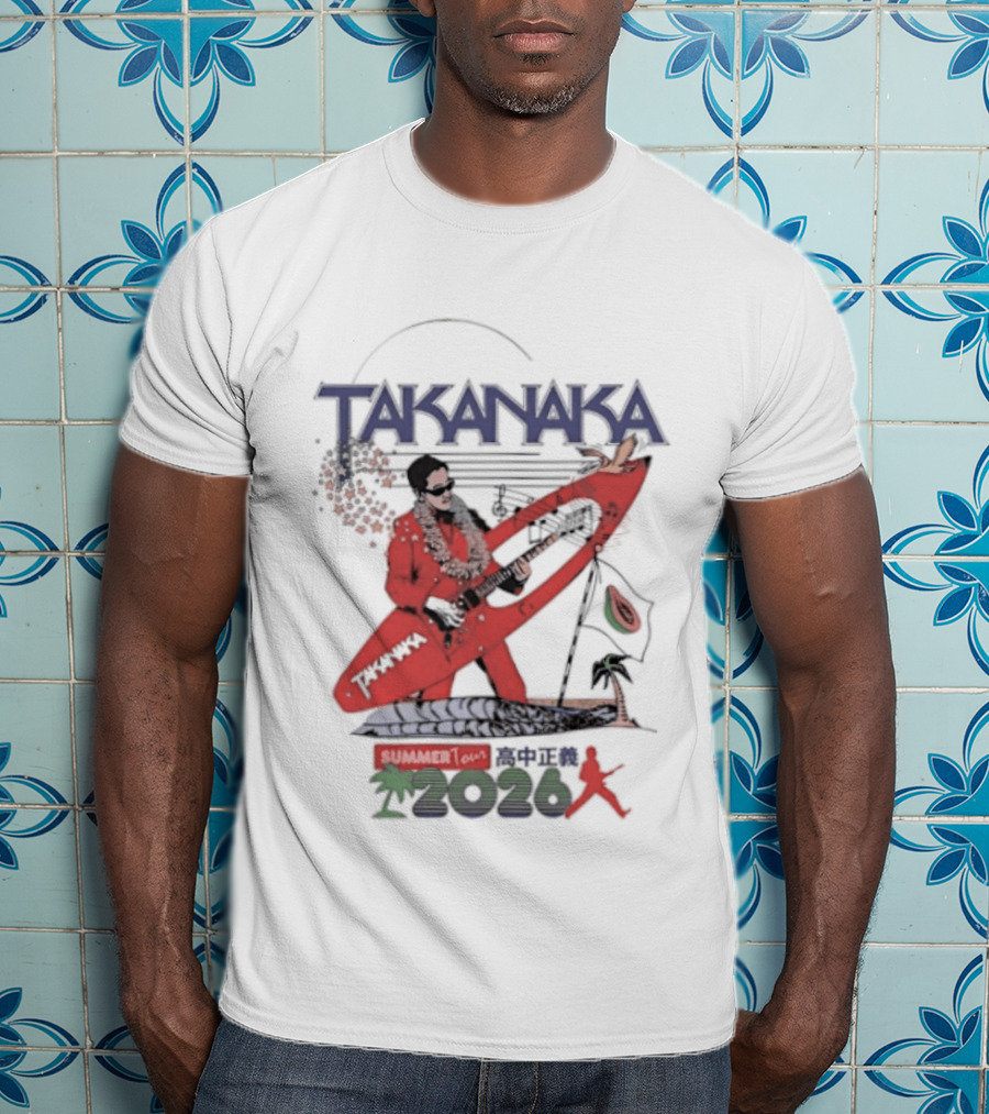 Takanaka Summer Tour 2026 Masayoshi Takanaka Guitar T-Shirt