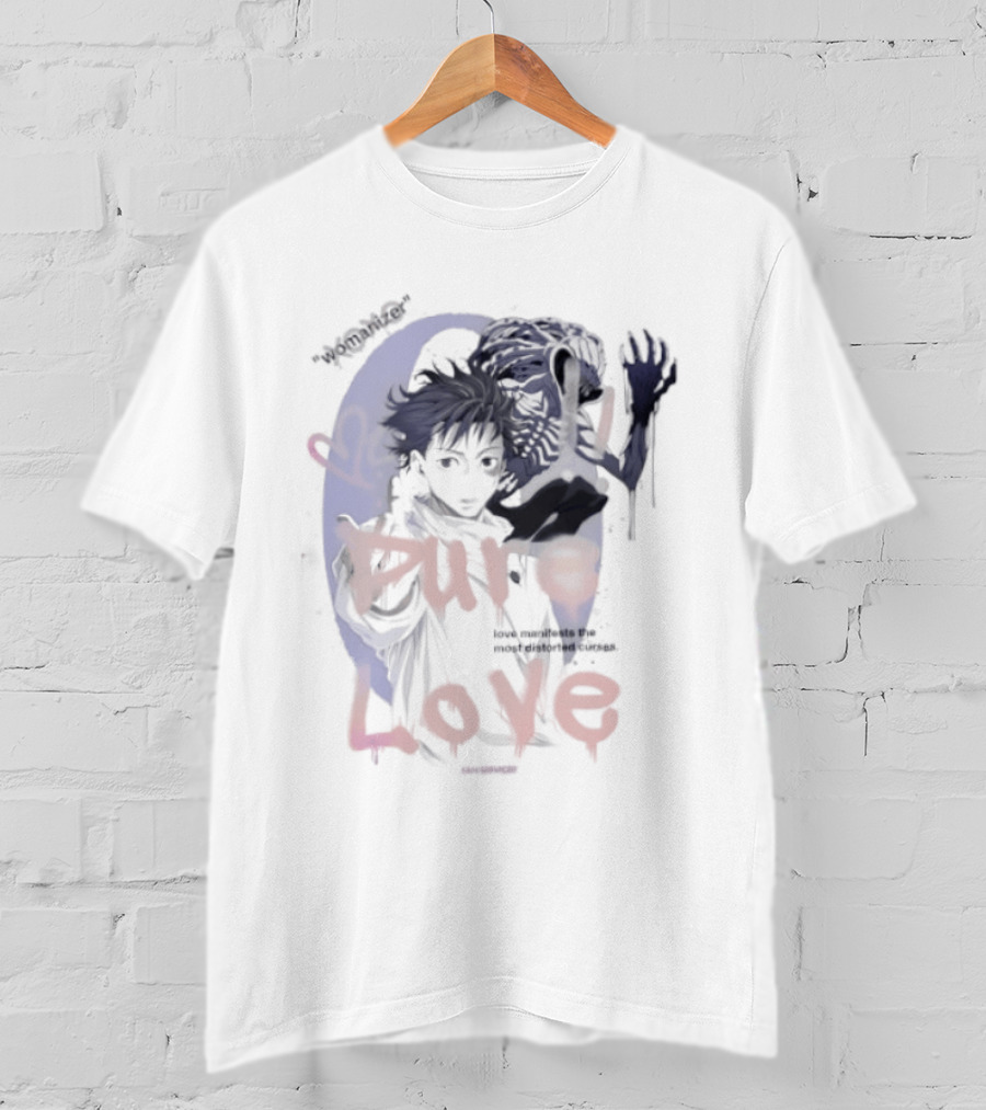 Yuta Okkotsu Pure Love Manifests Distorted Curses Womanizer Service T-Shirt