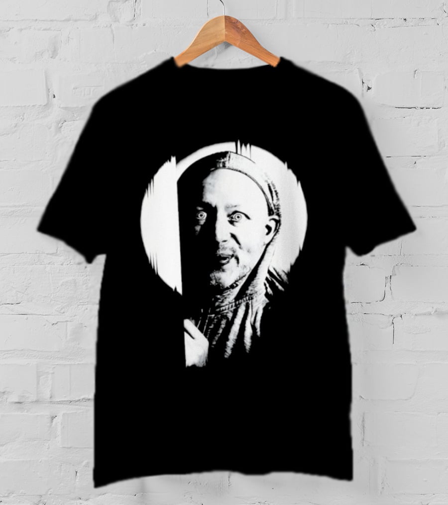 Brian Limond Curious Guy Face Sketch Circle T-Shirt