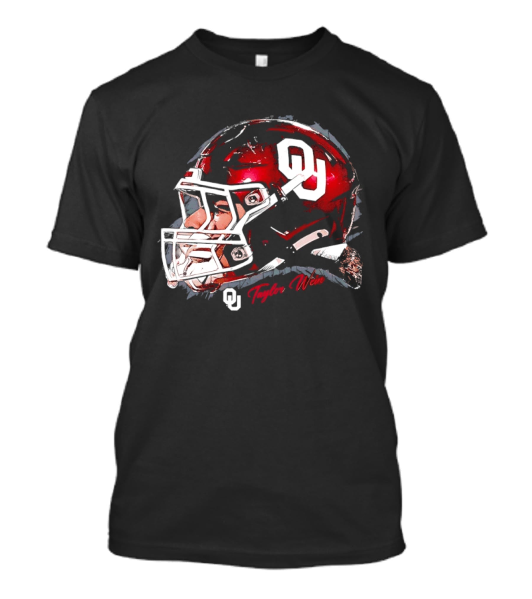 Oklahoma Sooners Football OU Helmet Taylor Wein T-Shirt