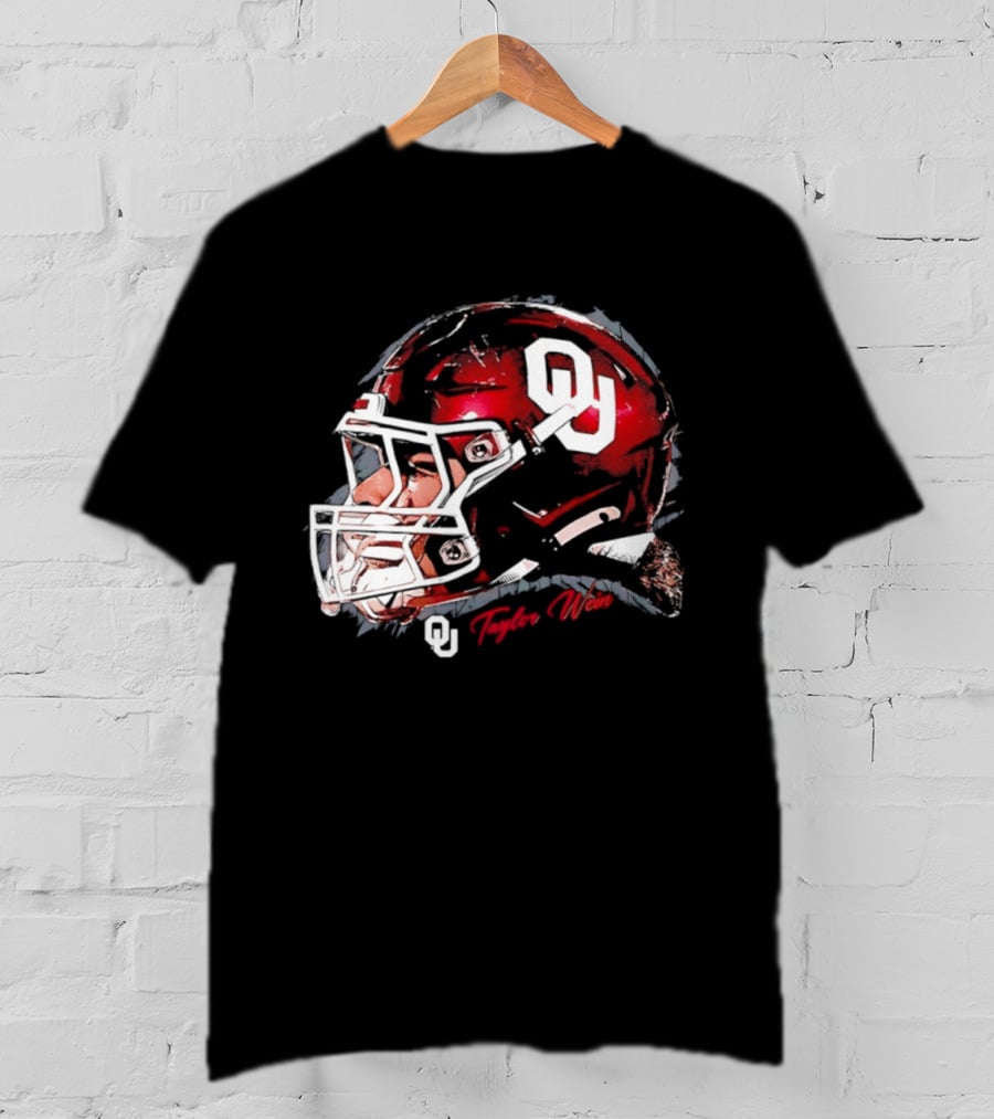 Oklahoma Sooners Football OU Helmet Taylor Wein T-Shirt