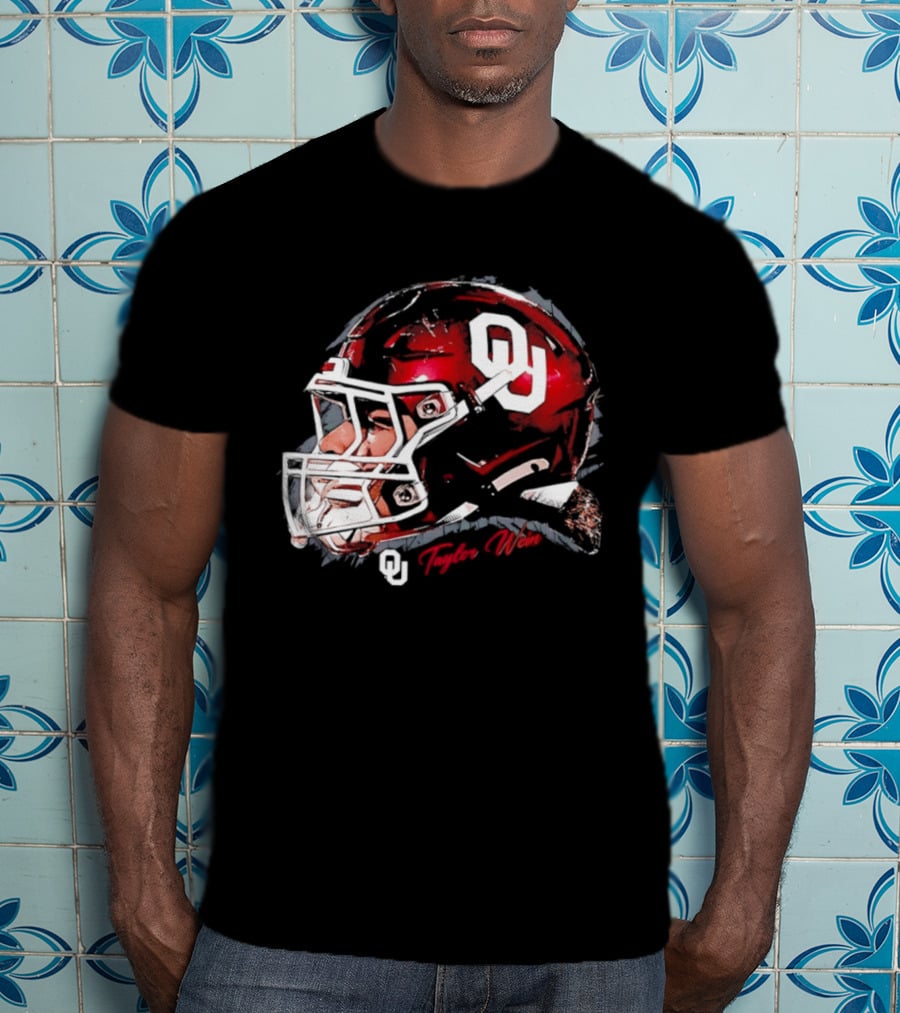 Oklahoma Sooners Football OU Helmet Taylor Wein T-Shirt