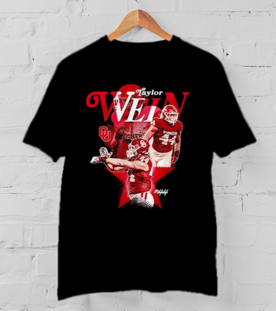 Taylor Wein Oklahoma Sooners Sooners Football OU 44 T-Shirt