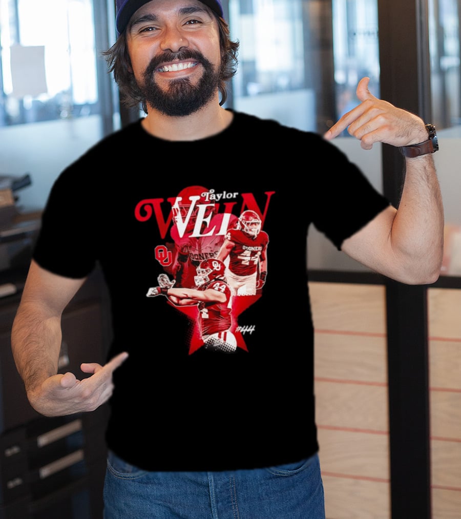 Taylor Wein Oklahoma Sooners Sooners Football OU 44 T-Shirt