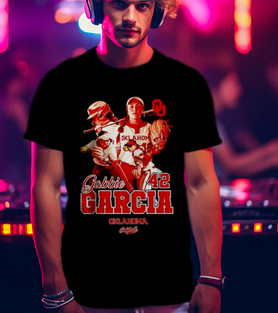 Gabbie Garcia Oklahoma Sooners Softball 42 Player Collage T-Shirt