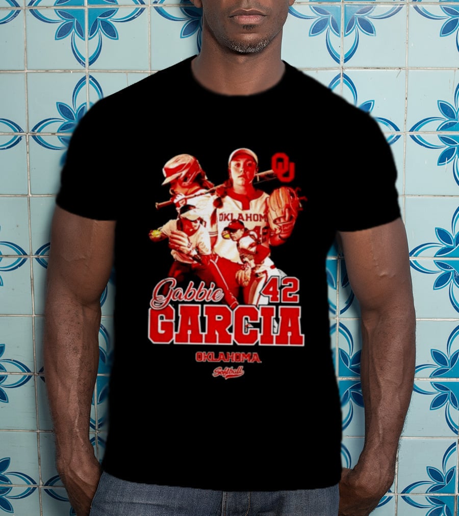 Gabbie Garcia Oklahoma Sooners Softball 42 Player Collage T-Shirt