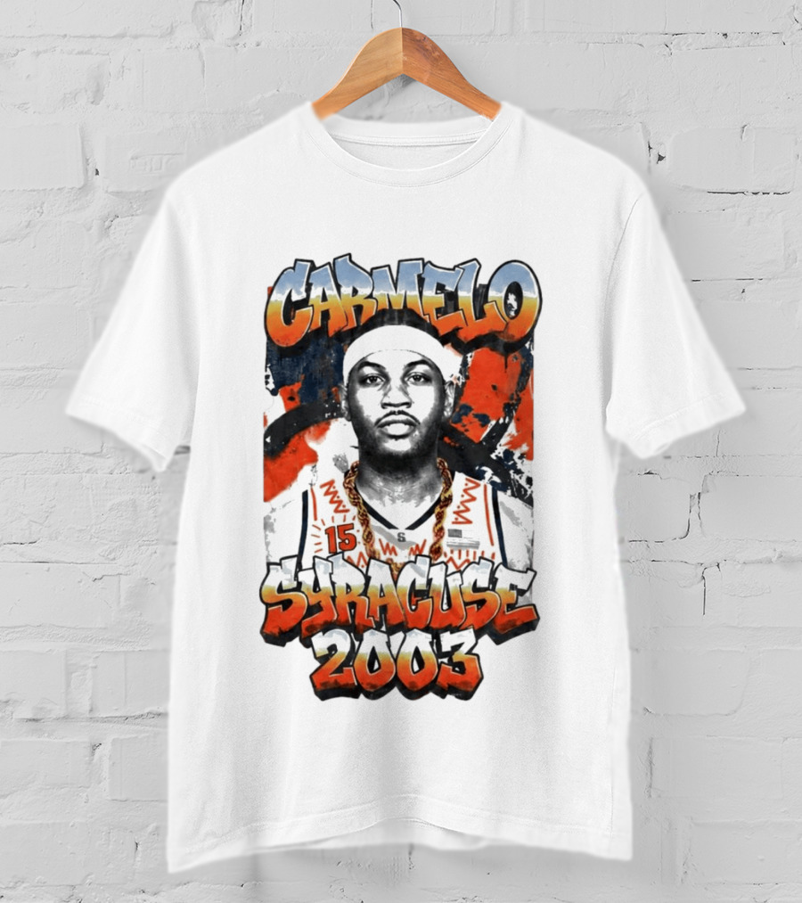 Carmelo Syracuse 2003 Basketball T-Shirt
