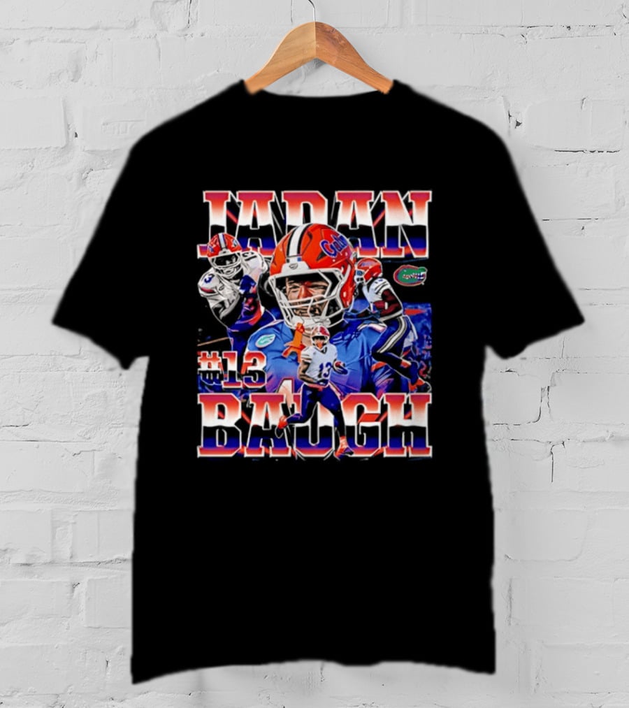 Jadan Baugh Florida Gators #13 NCAA Football Player Collage T-Shirt