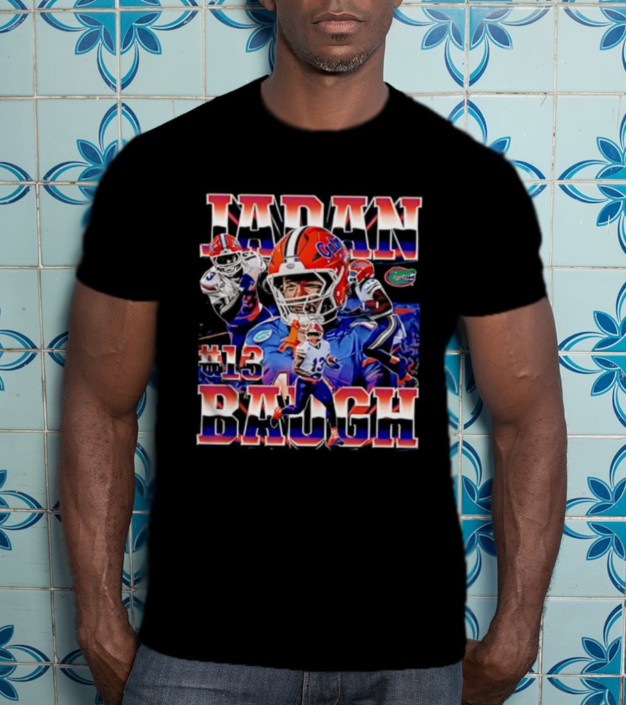 Jadan Baugh Florida Gators #13 NCAA Football Player Collage T-Shirt