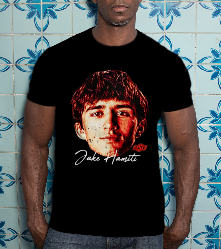 Jake Hamiti Oklahoma State Wrestling OSU Swag T-Shirt