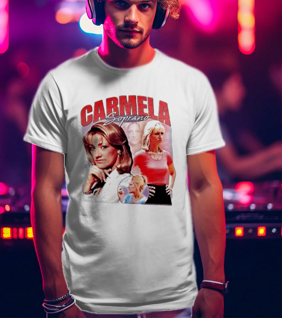 Carmela Soprano Character Collage T-Shirt