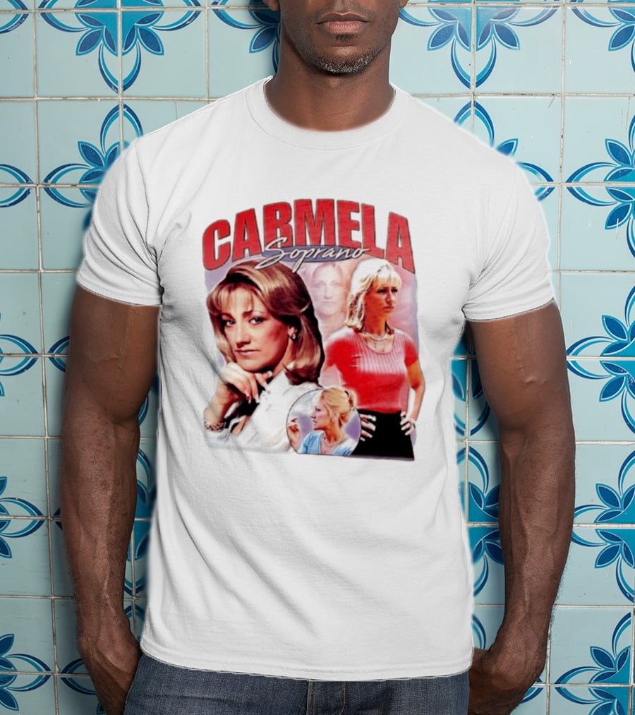 Carmela Soprano Character Collage T-Shirt