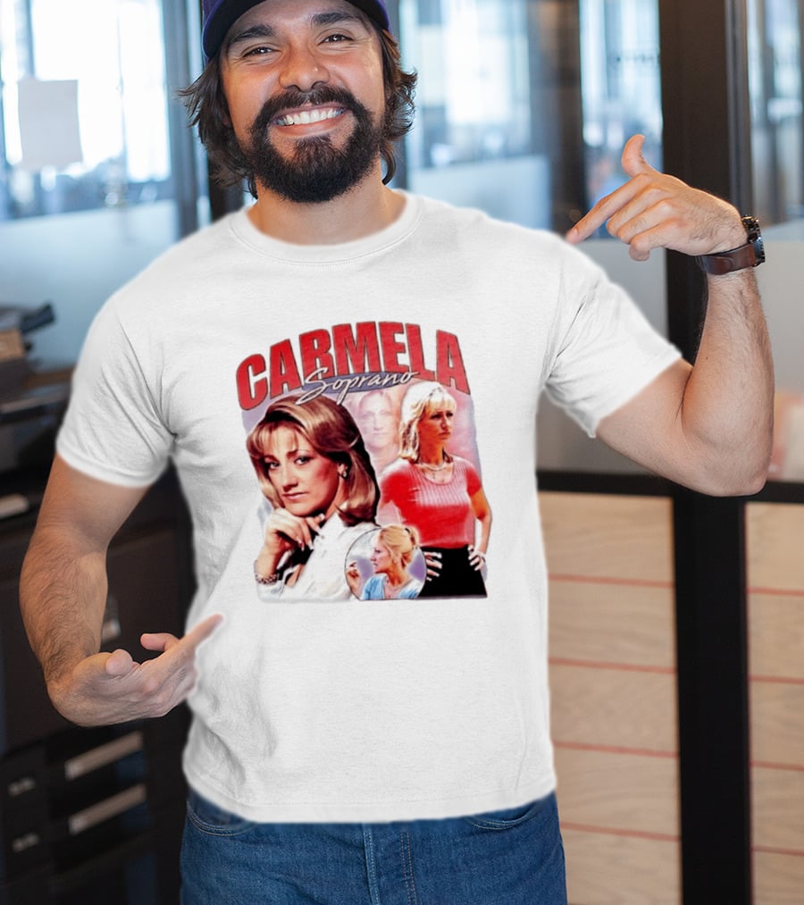 Carmela Soprano Character Collage T-Shirt
