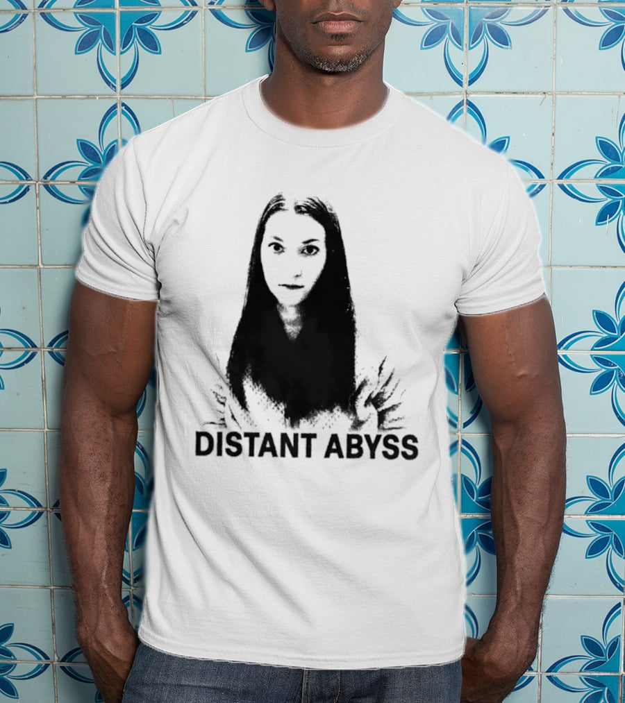 Distant Abyss Gothic Dark Aesthetic Minimalist T-Shirt