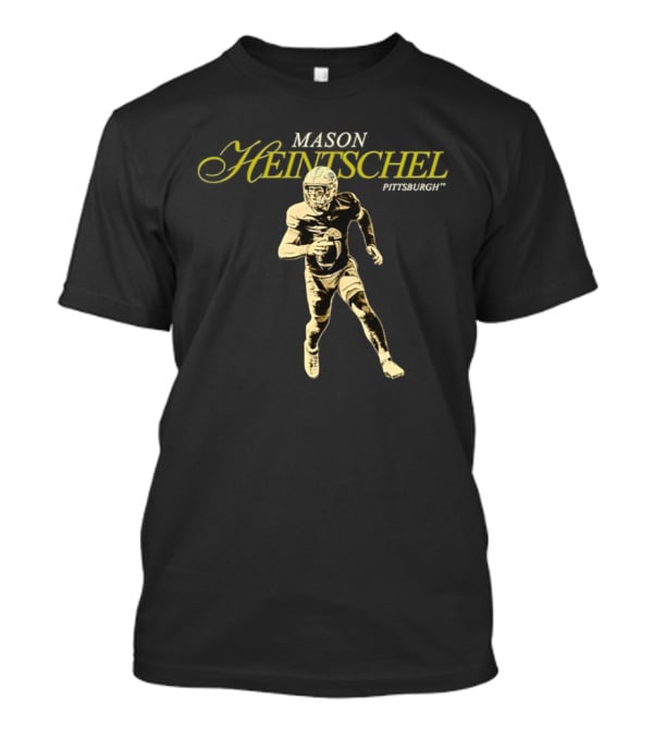 Mason Heintschel Pitt Panthers Football Player Action Pose T-Shirt