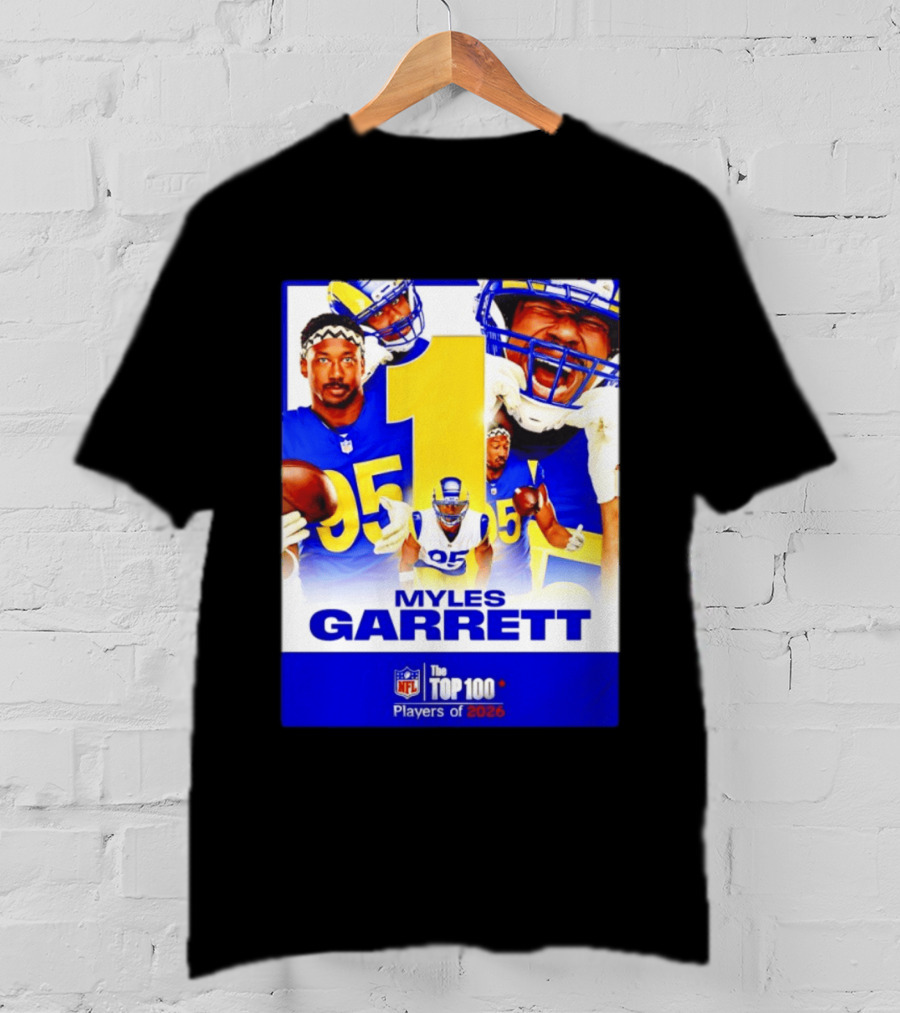 Myles Garrett Rams NFL Top 100 Players 2026 T-Shirt