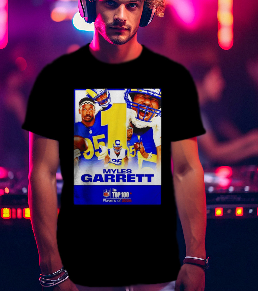 Myles Garrett Rams NFL Top 100 Players 2026 T-Shirt