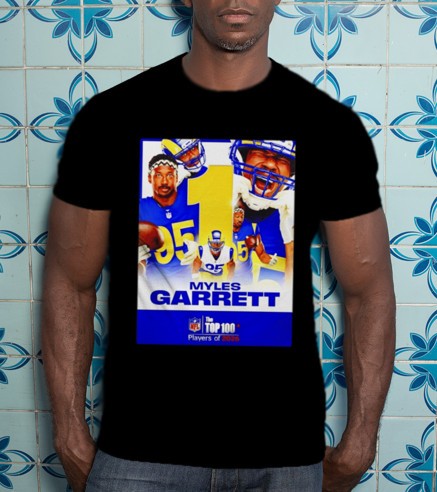 Myles Garrett Rams NFL Top 100 Players 2026 T-Shirt
