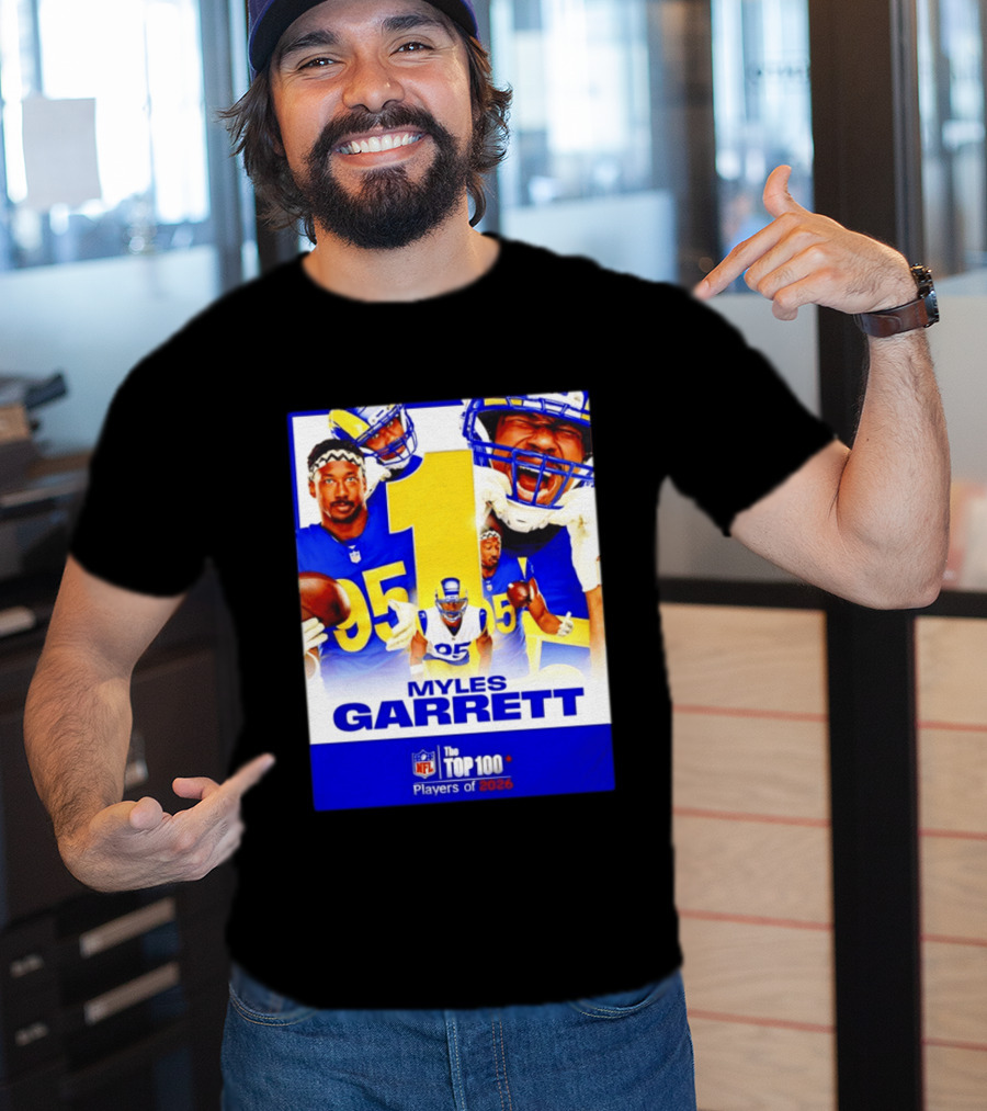 Myles Garrett Rams NFL Top 100 Players 2026 T-Shirt