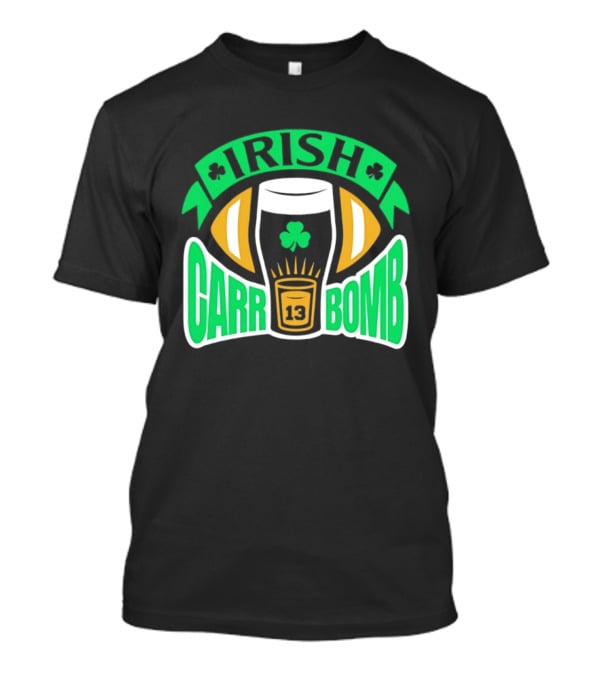 Notre Dame Fighting Irish Carr Bomb 13 Beer Pint T-Shirt