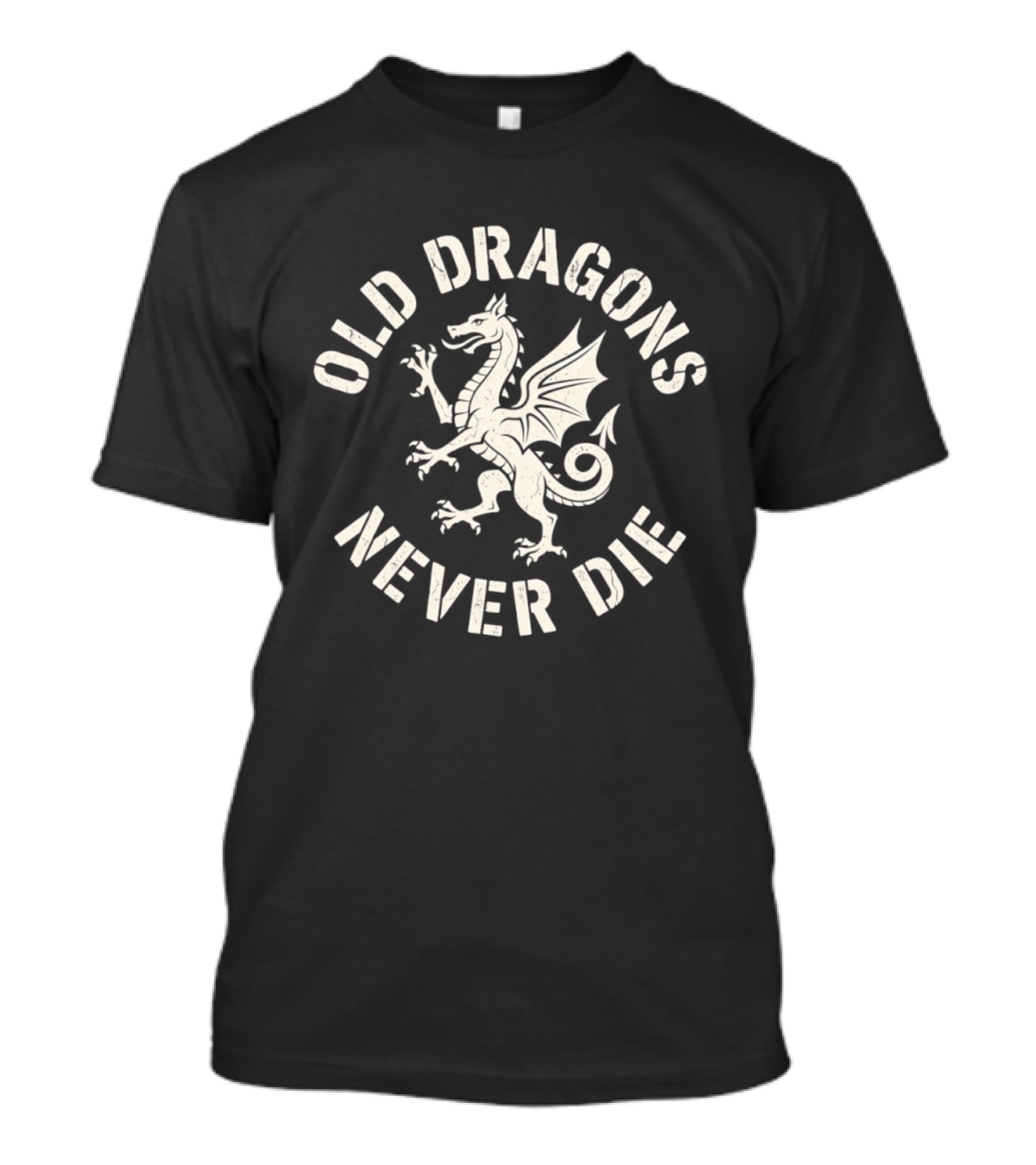 Old Dragons Never Die Mythical Creature T-Shirt