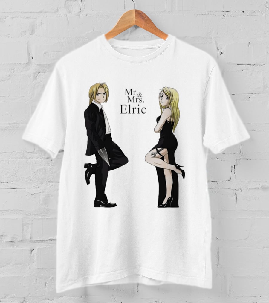 Edward Elric And Winry Rockbell Mr. And Mrs. Elric T-Shirt