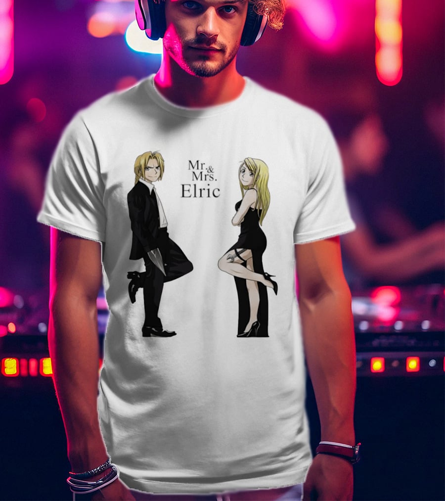 Edward Elric And Winry Rockbell Mr. And Mrs. Elric T-Shirt