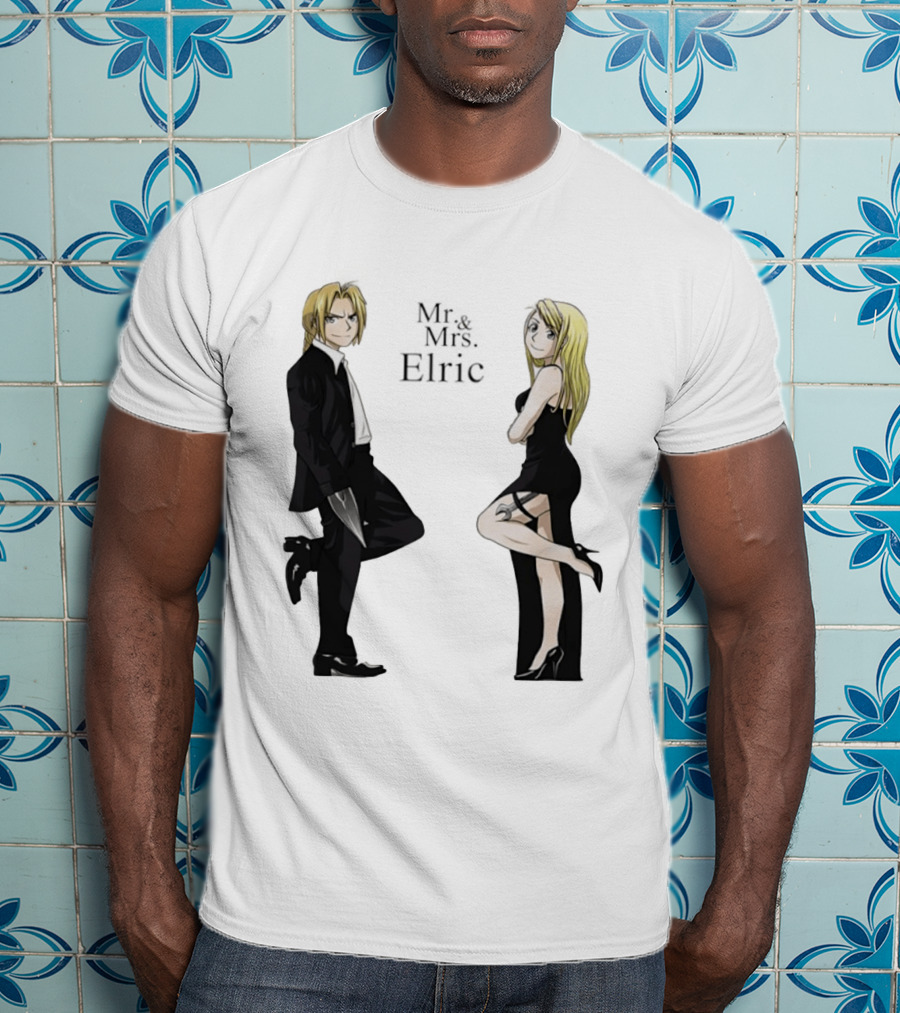 Edward Elric And Winry Rockbell Mr. And Mrs. Elric T-Shirt