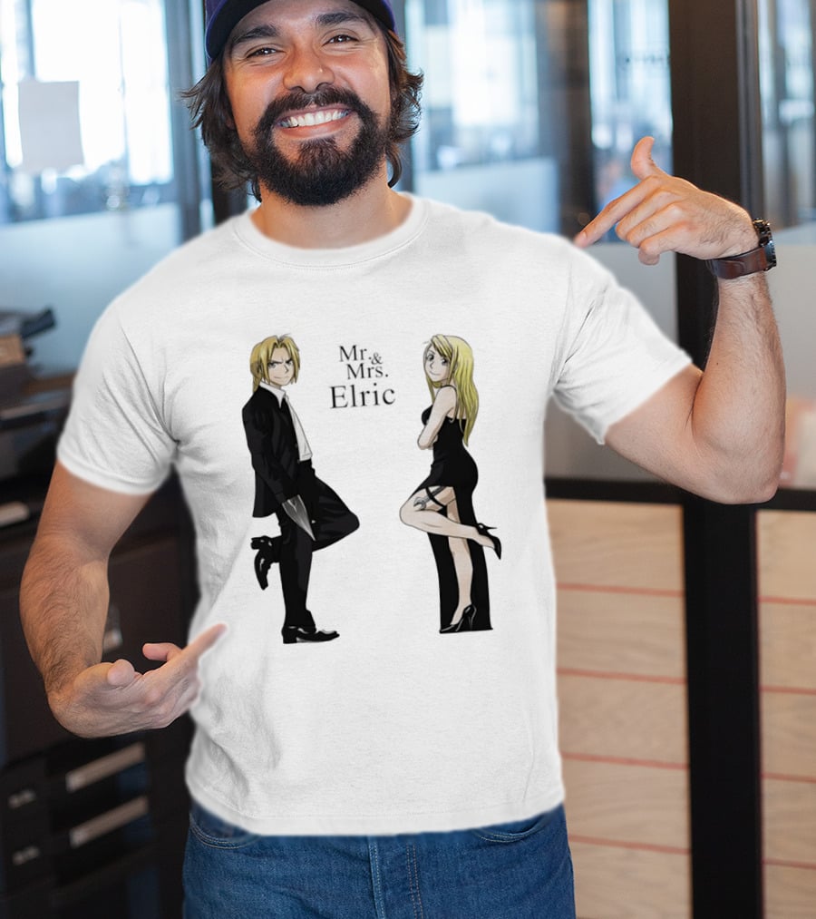 Edward Elric And Winry Rockbell Mr. And Mrs. Elric T-Shirt