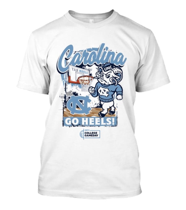 Carolina Tar Heels UNC 2026 College GameDay Go Heels T-Shirt