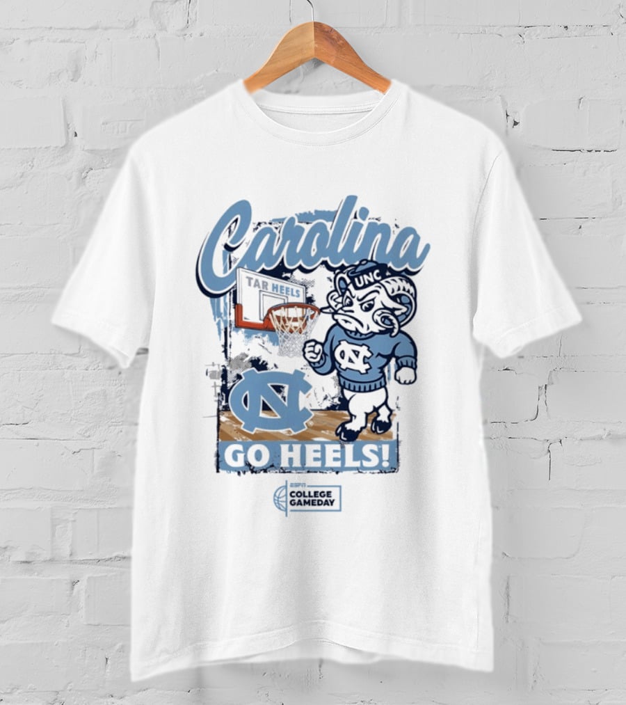 Carolina Tar Heels UNC 2026 College GameDay Go Heels T-Shirt