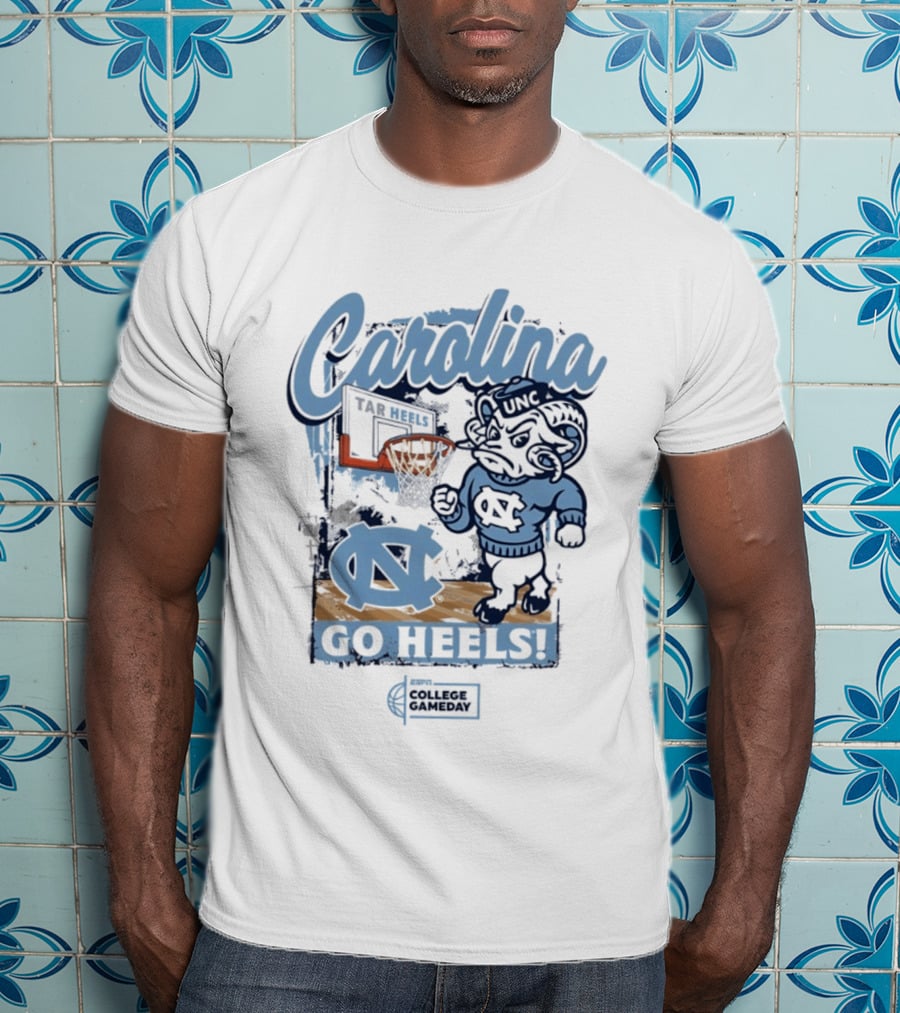 Carolina Tar Heels UNC 2026 College GameDay Go Heels T-Shirt