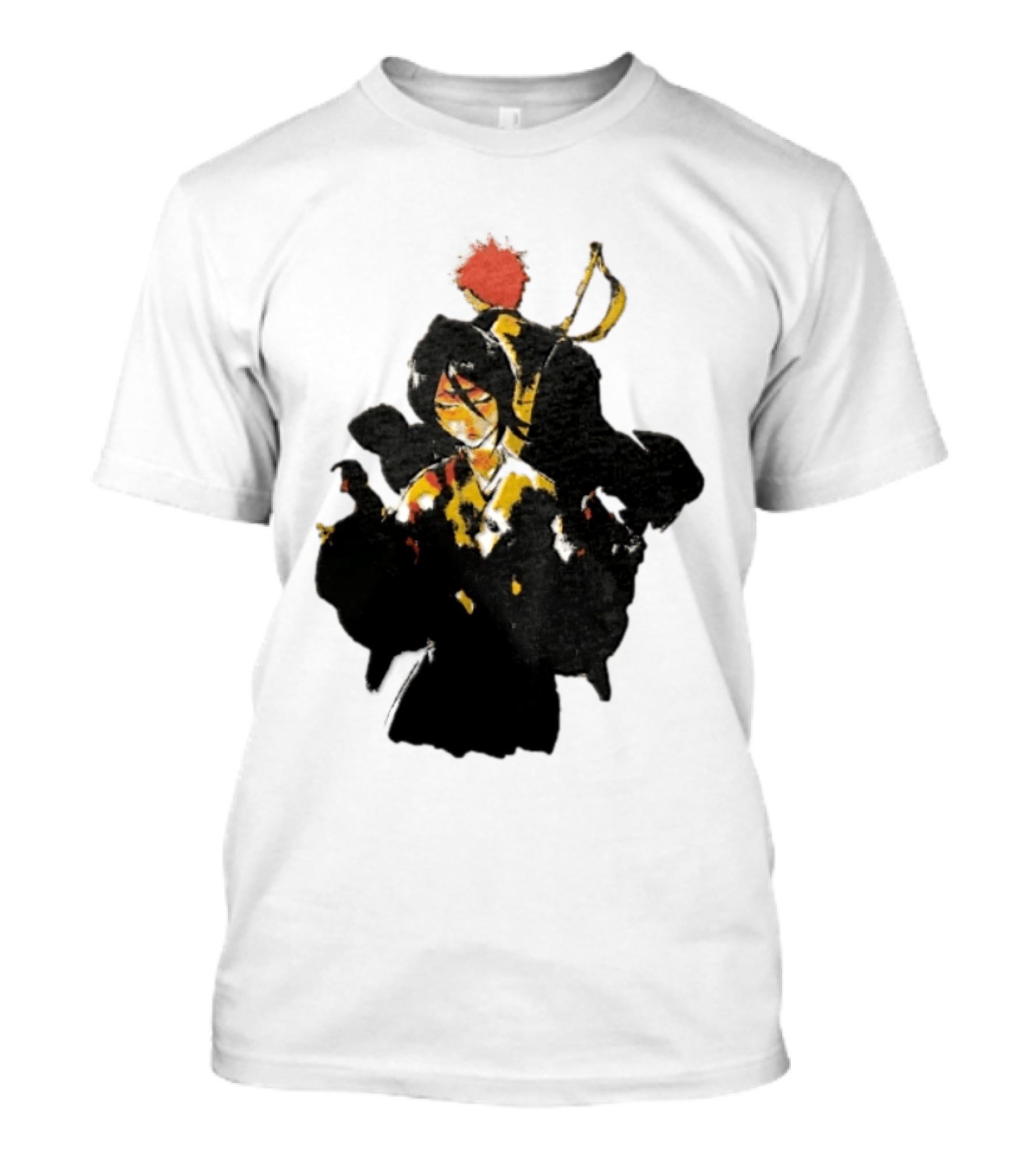 Rukia Kuchiki And Ichigo Kurosaki Spirit Battle Bleach Anime Fan Favorite Characters T-Shirt
