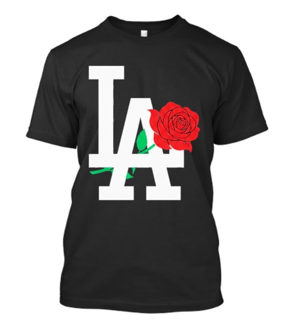 2026 Dodgers Date Night LA Rose T-Shirt