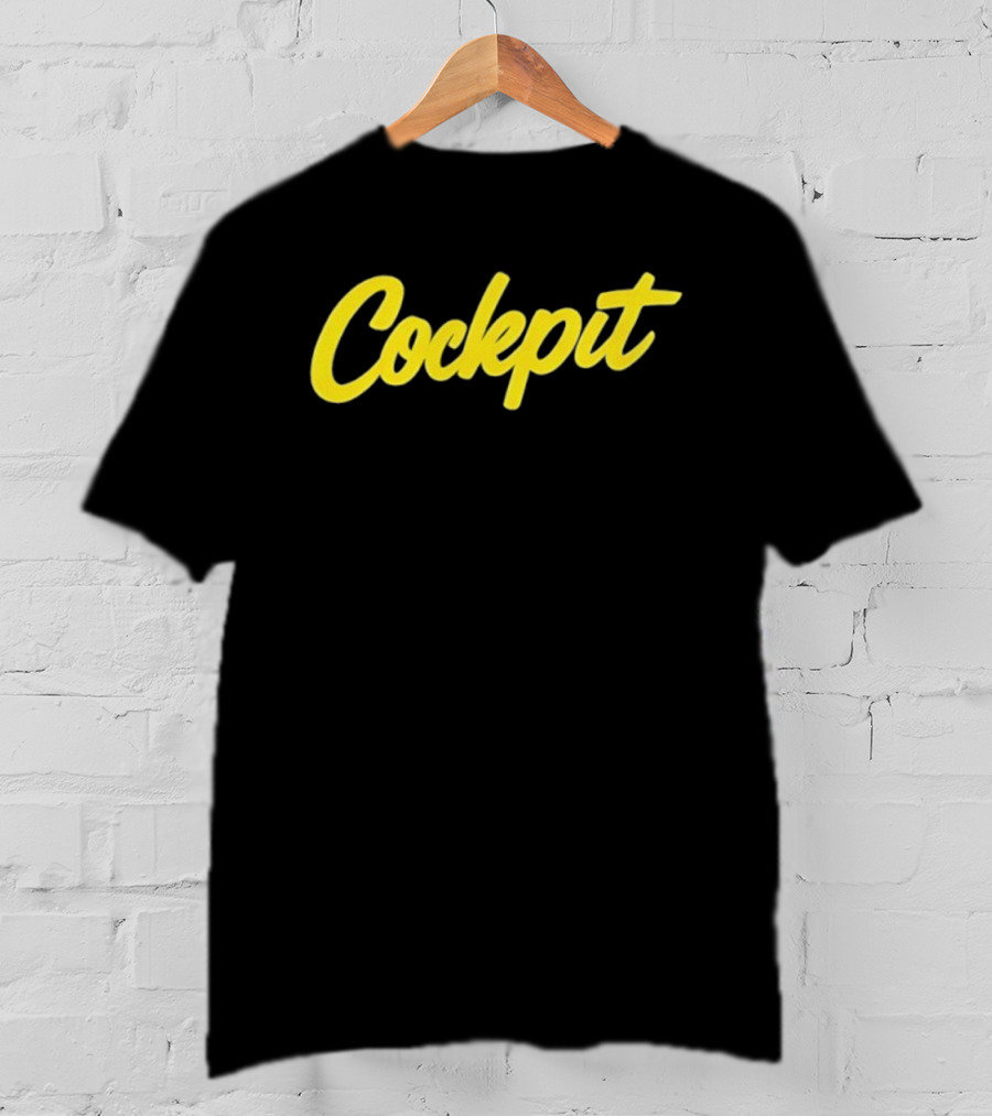 Cockpit Yellow Script T-Shirt