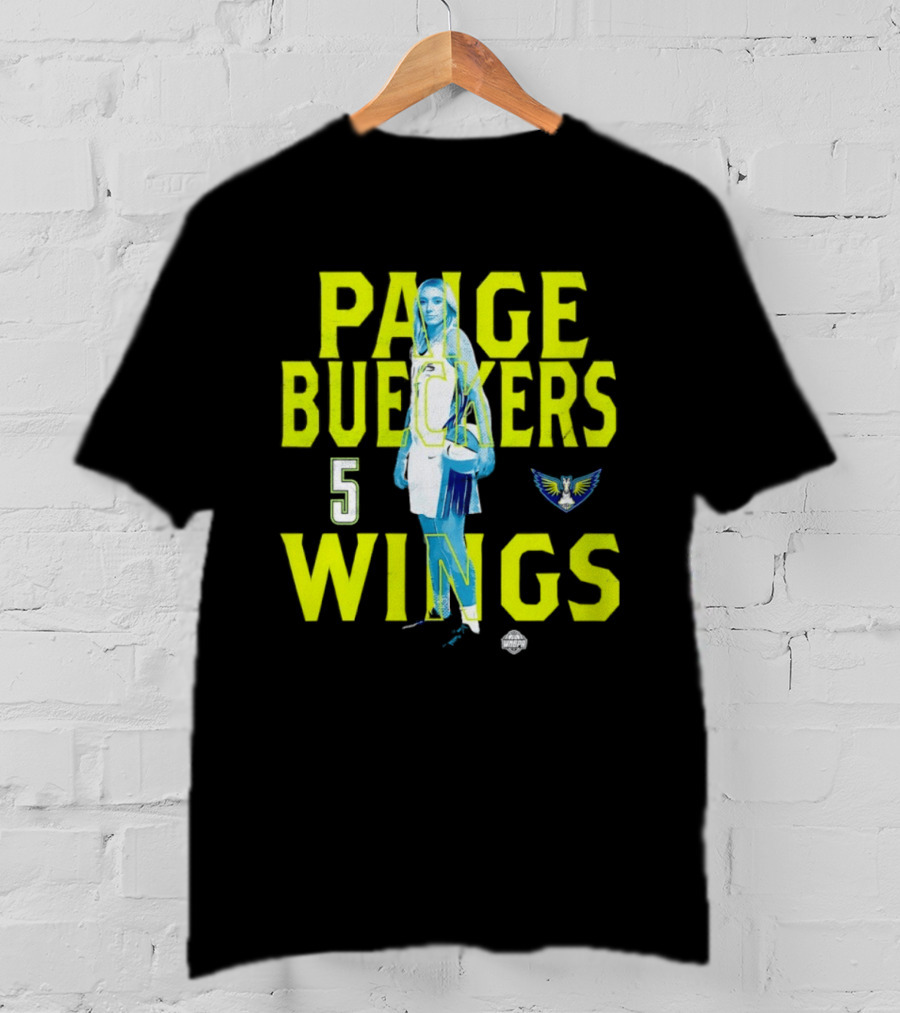 Paige Bueckers 5 Wings Player Stance T-Shirt