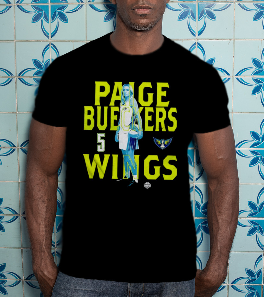 Paige Bueckers 5 Wings Player Stance T-Shirt