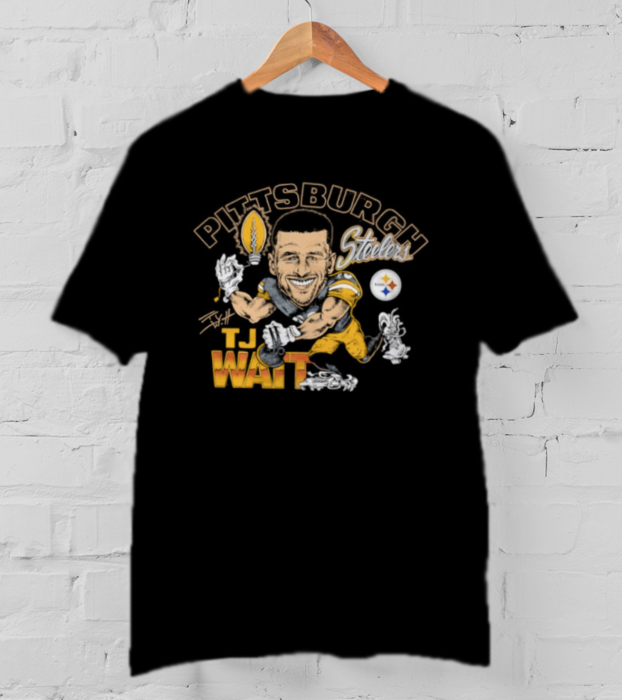 Pittsburgh Steelers T.J. Watt Caricature Player T-Shirt