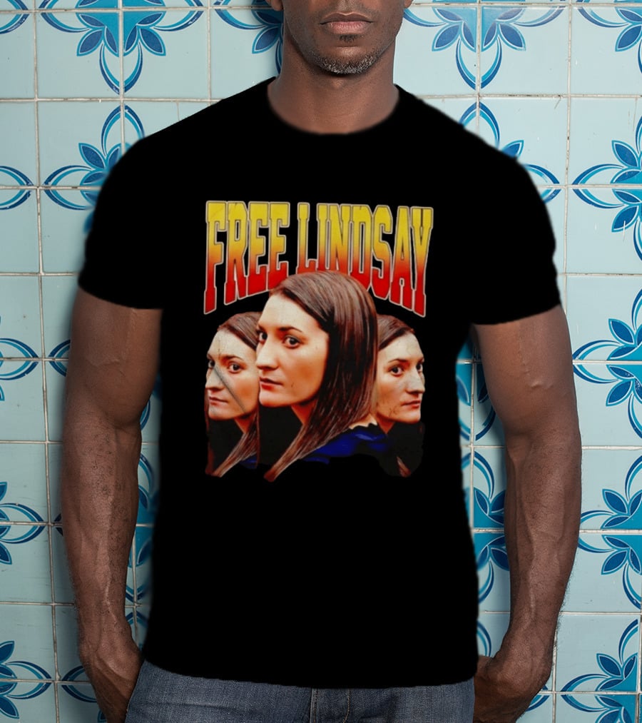 FREE LINDSAY Clancy Multiple Faces T-Shirt
